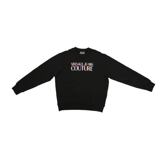 Versace Jeans Couture Institutional Logo Sweatshirt Black Size 2XL 3201
